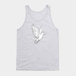 Dove bird Tank Top